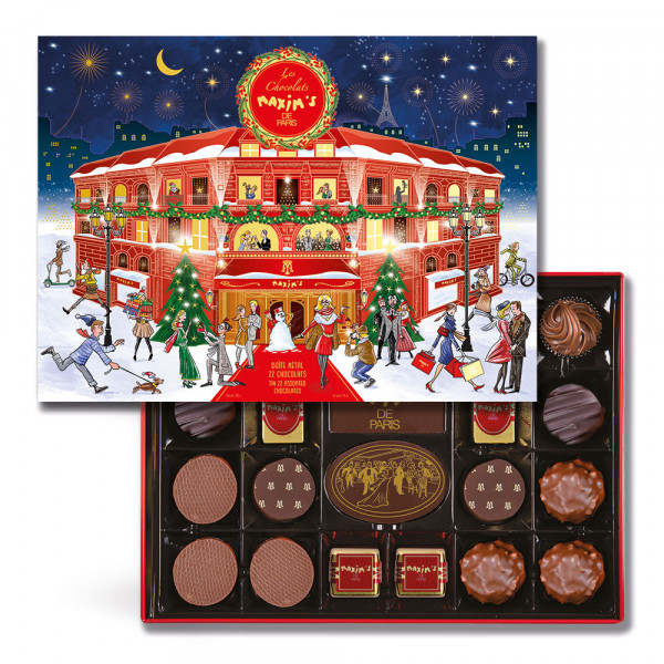 22 Assorted Chocolates with Christmas Sleeve