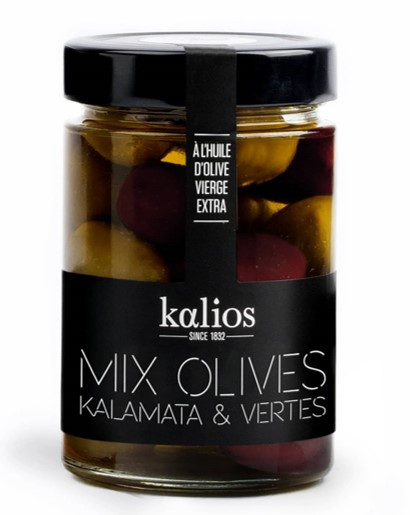 Kalamata & Green Olive Mix in Olive Oil