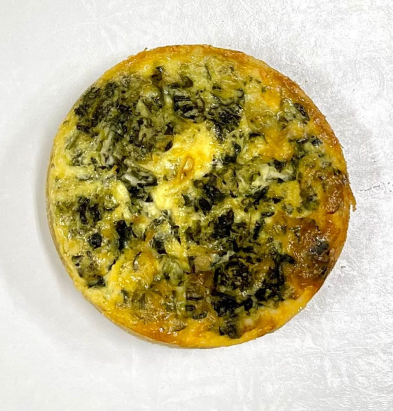 Quiche Spinach and Goat cheese