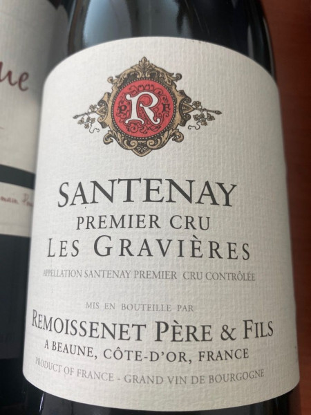 2020 '1er Cru les Gravieres' Santenay