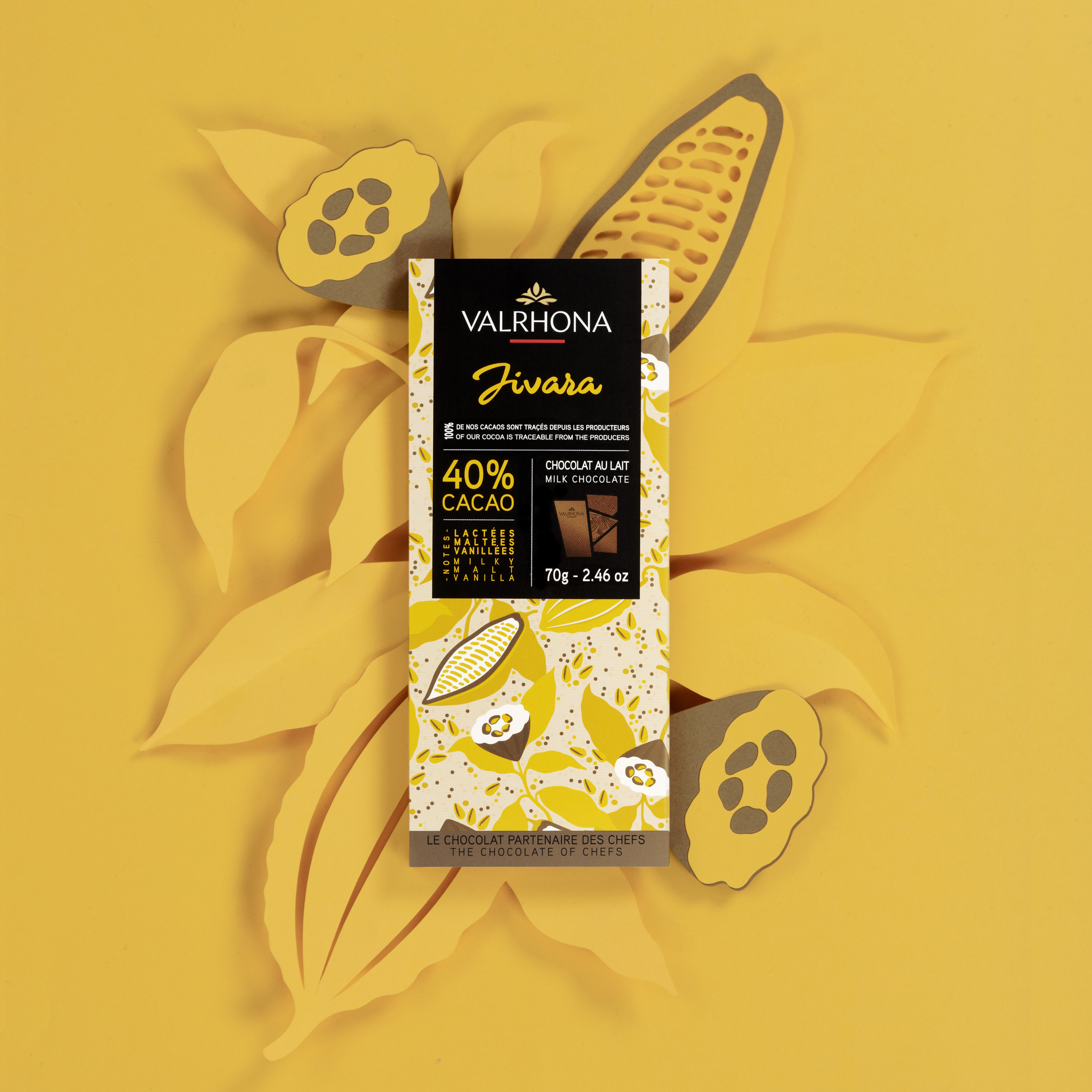 VALRHONA Blond DULCEY 35% Chocolate Bar