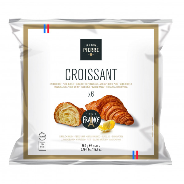 Croissants 60g Frozen Bag x6
