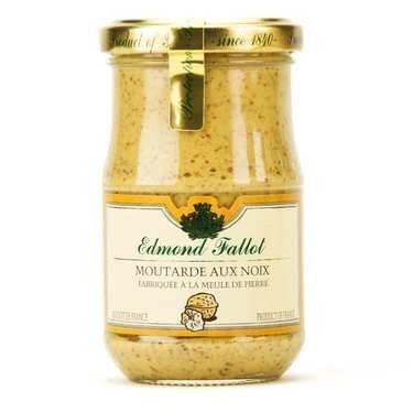 Walnut Mustard Jar