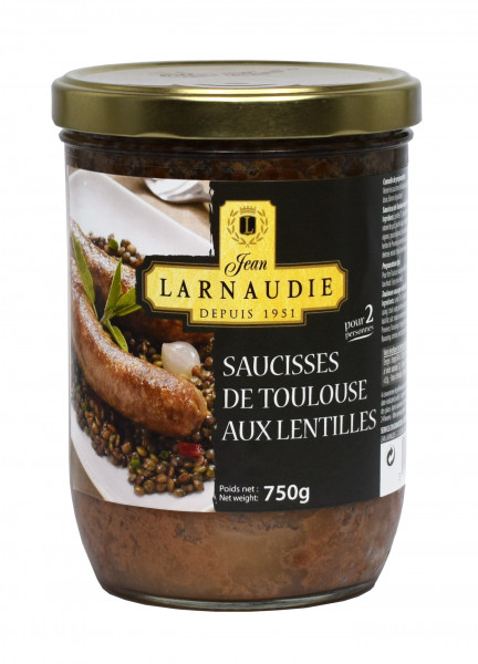 Lentils & Toulouse Saussage