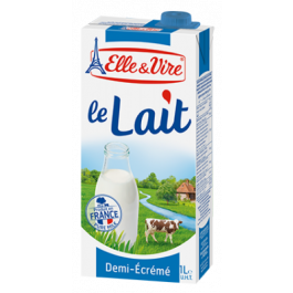 Elle&Vire Long Life Semi-Skimmed Milk